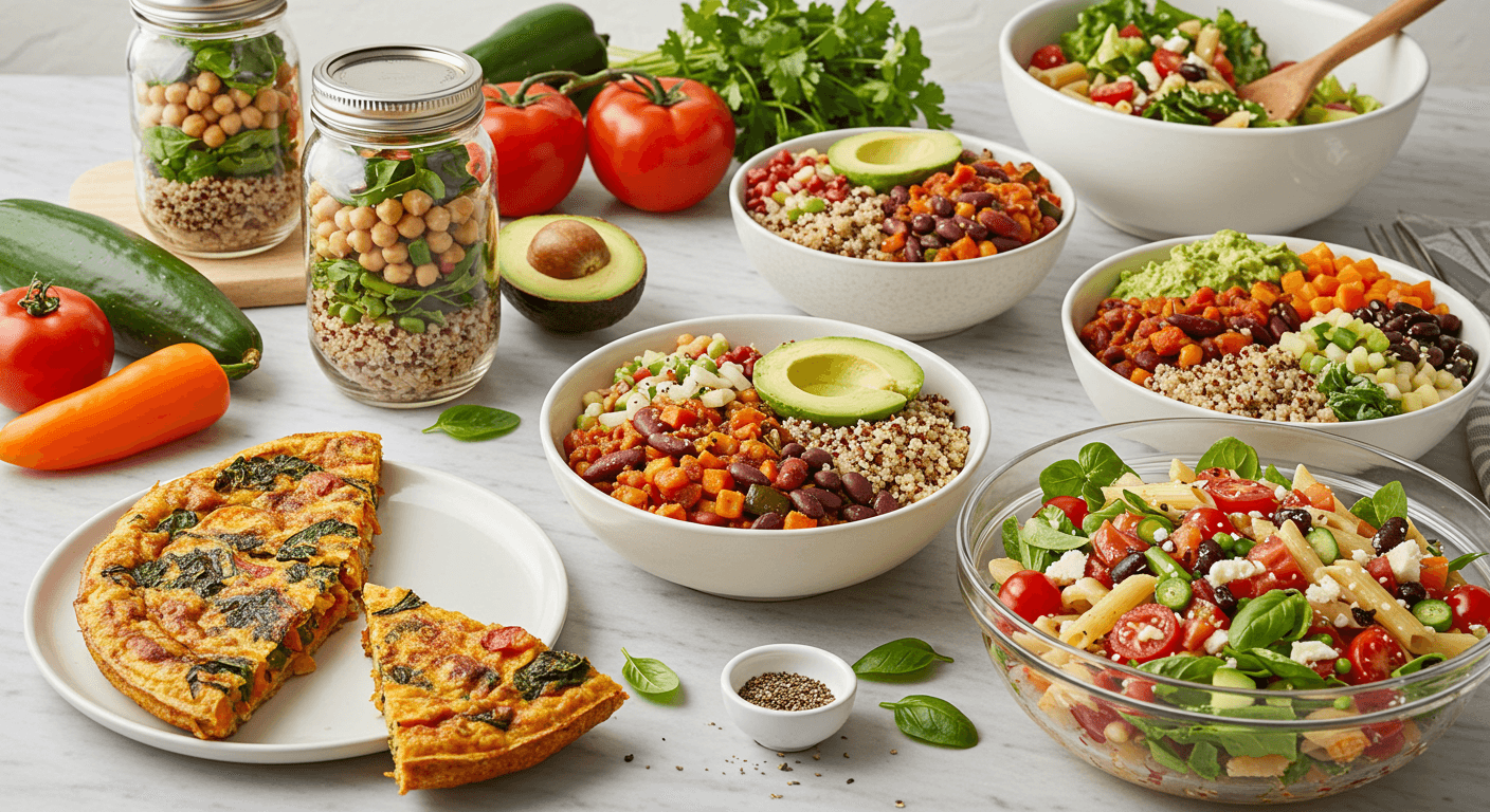 easy vegetarian meal prep ideas